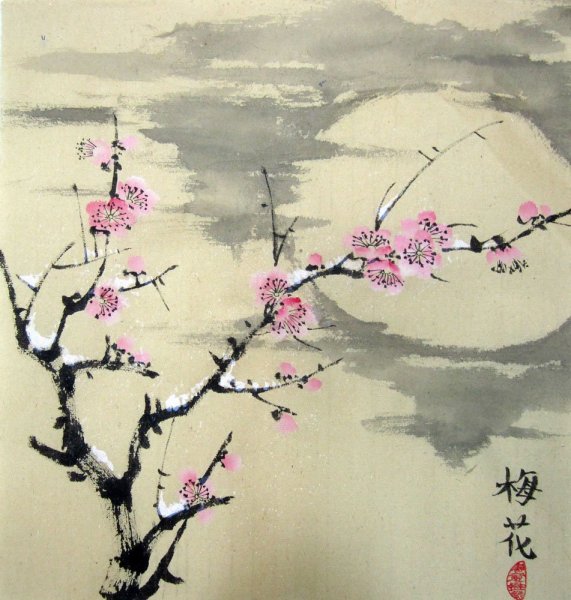 Японские рисунки легкие