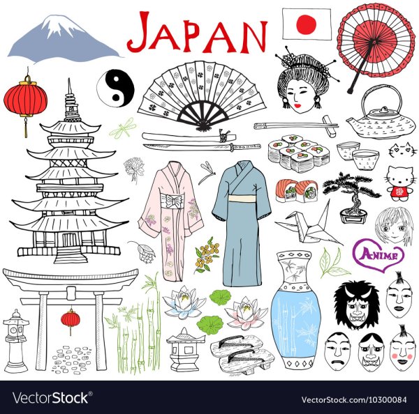 Японский рисунок 4 класс