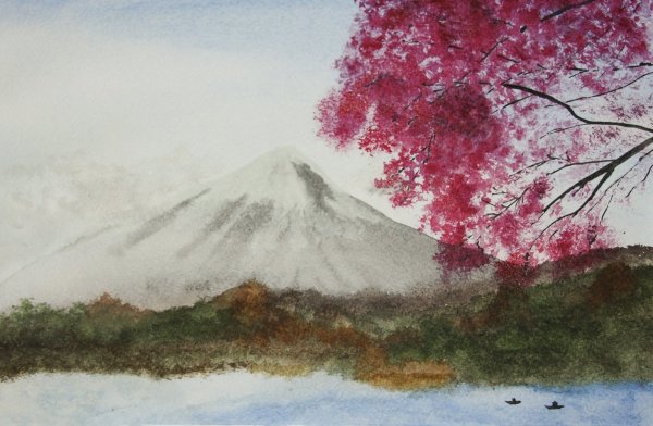 Легкие пейзажи Японии