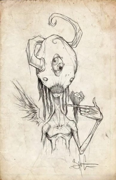 Страшные рисунки карандашом