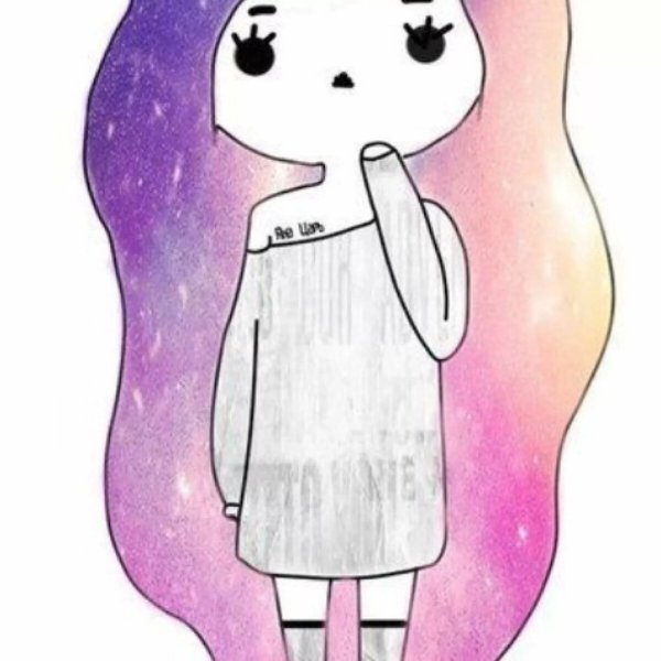 Картинки для срисовки лёгкие девочки