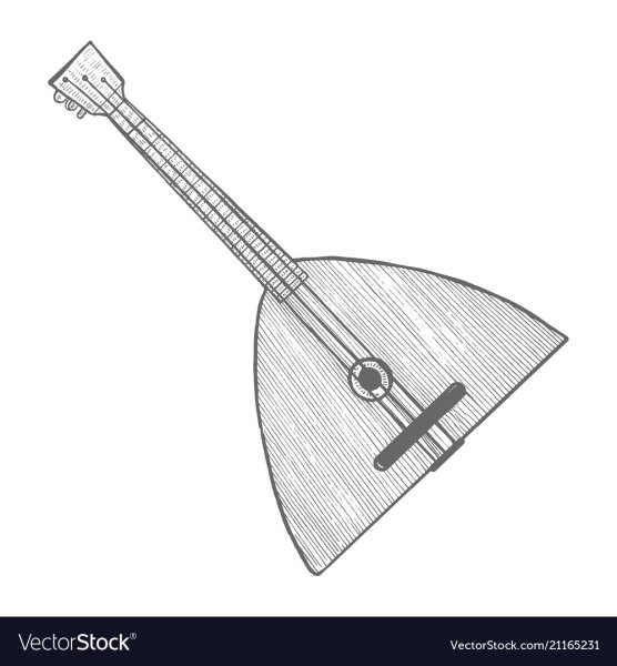 Балалайка рисунок для детей 4 класс