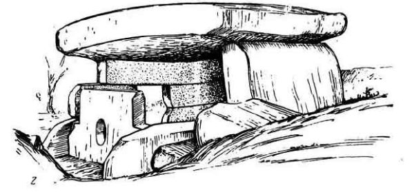 Зарисовка дольмена