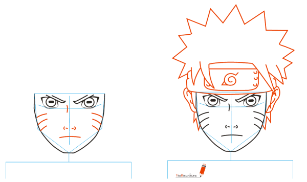Манга Наруто для срисовки