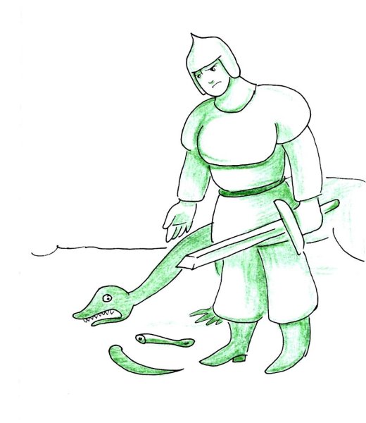 Нарисовать Алешу Поповича