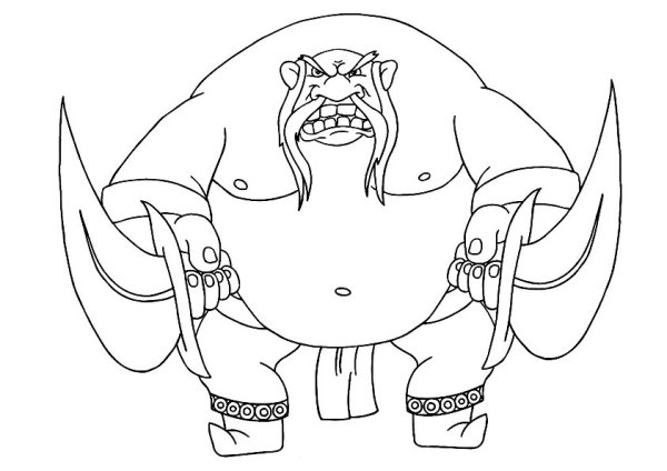 Алёша Попович и Тугарин змей раскраска