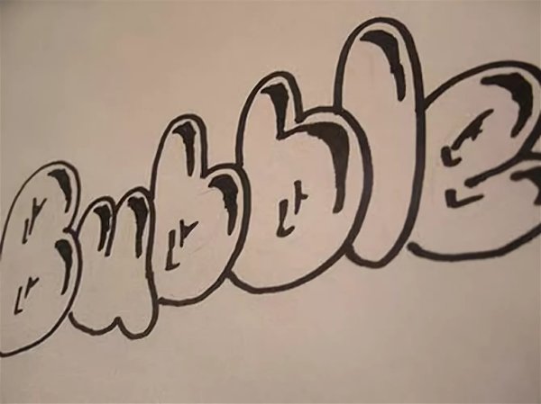 Граффити карандашом