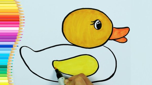 Как нарисовать гадкого утенка