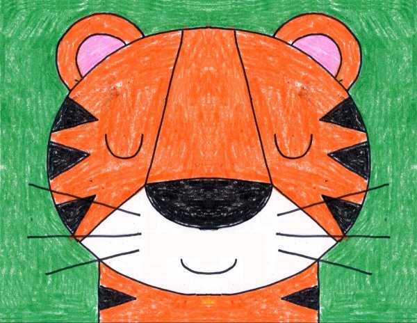 Рисунки тигров