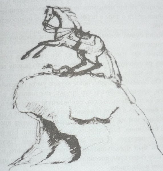 Медный всадник рисунок Пушкина