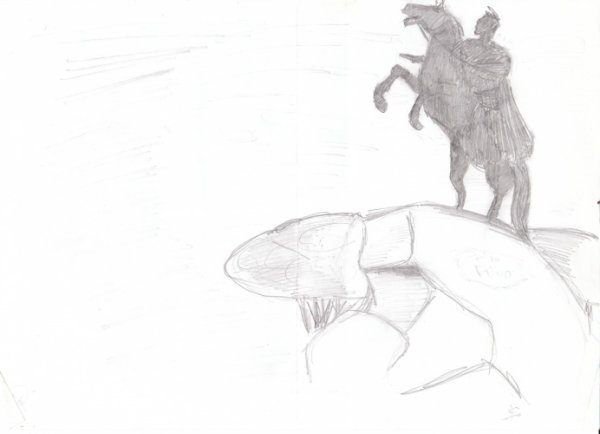 Медный всадник иллюстрации легкие