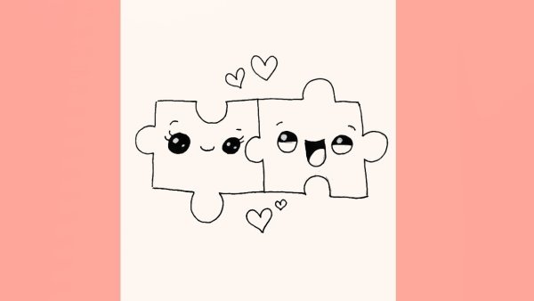 Рисунок подруге легкий