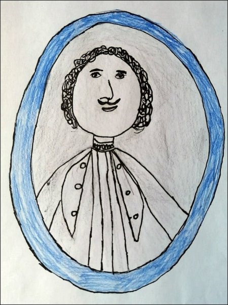 Петр 1 рисунок