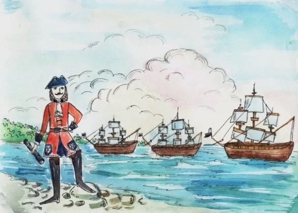 Петр первый флот