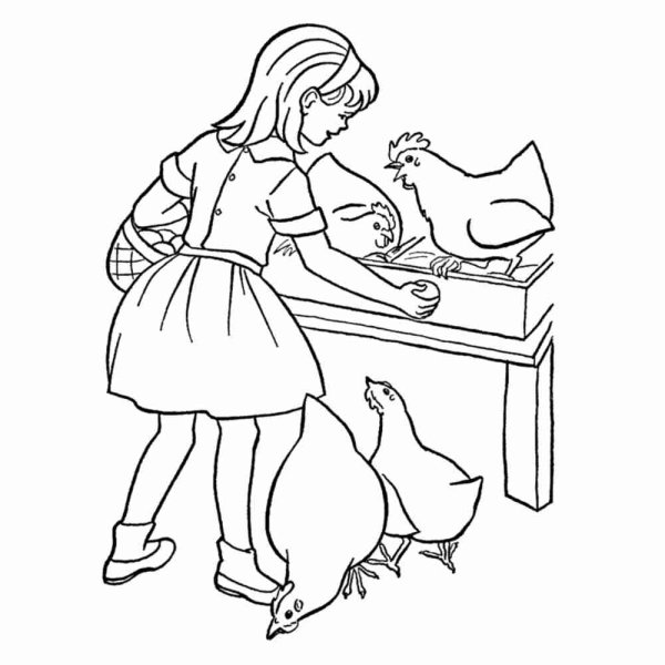 Погорельский черная курица или подземные жители раскраска