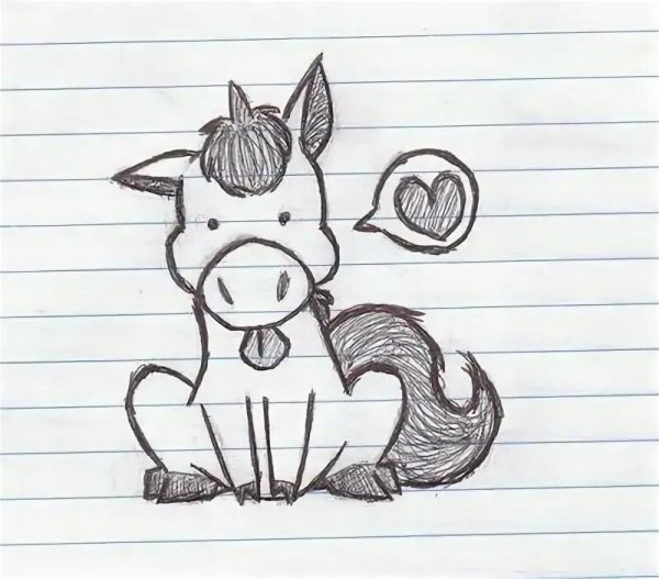 Рисунки для срисовки лёгкие