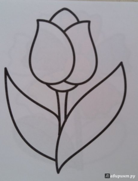 Аленький цветочек нарисовать легко