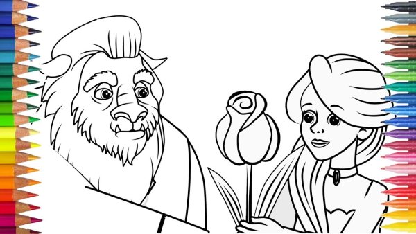 Раскраска каменный цветок Бажова