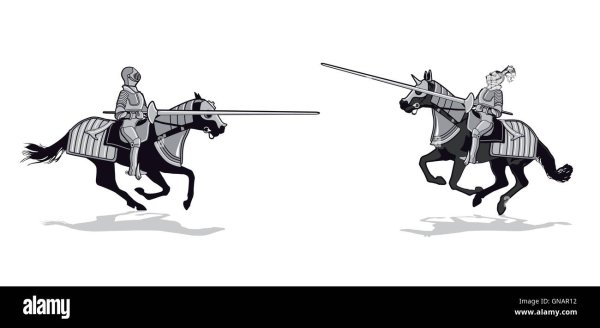 Рыцарский турнир рисунок