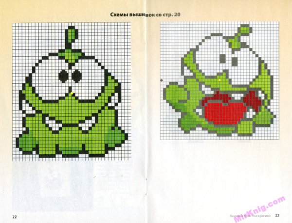 Схема вышивки крестиком для начинающих