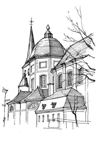 Эскиз архитектурного сооружения