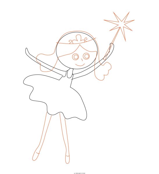 Фея рисунок карандашом для детей