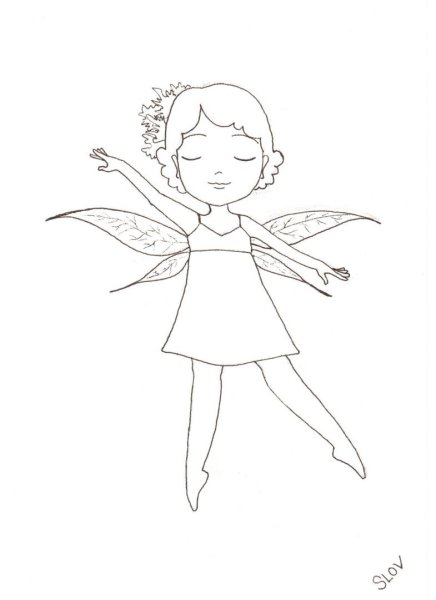 Фея рисунок карандашом для детей
