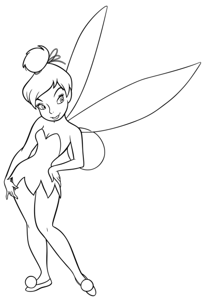 Рисунок феи Диндин