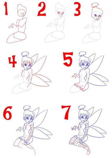 Как нарисовать фею