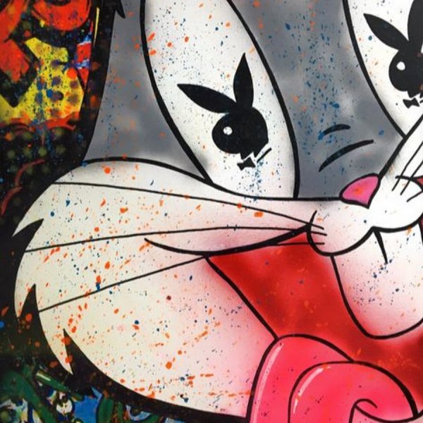 Картина граффити Багз Банни