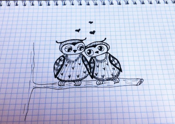 Прикольные простые рисунки