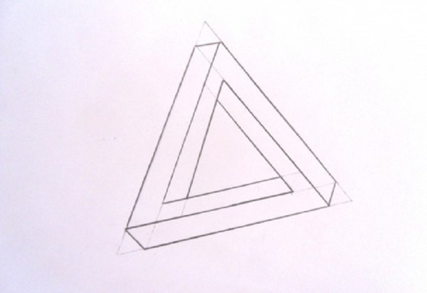 3д рисунки на бумаге