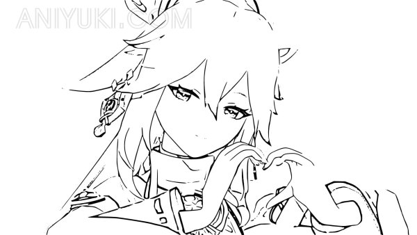 Раскрашивать Геншин Импакт