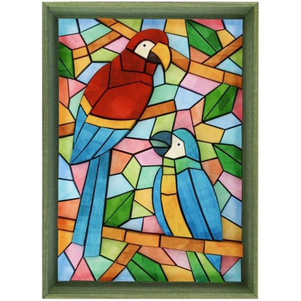 Витражи для раскрашивания детям