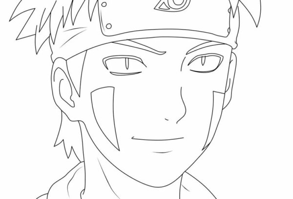 Дейдара Наруто карандашом