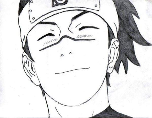 Аниме Наруто для срисовки Наруто