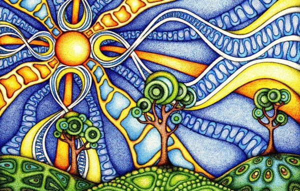 Психоделическое искусство хиппи