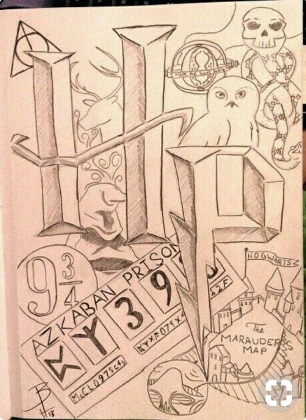 Рисунки по теме Гарри Поттер