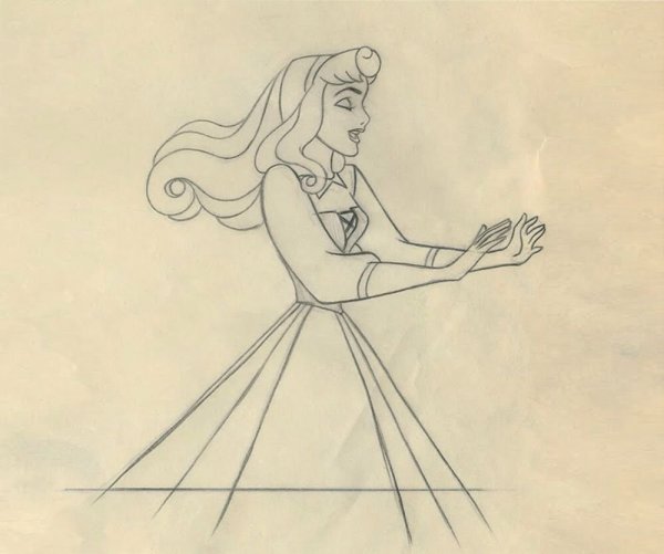 Рисунок спящей красавицы