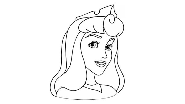 Спящая Царевна Жуковский раскраска