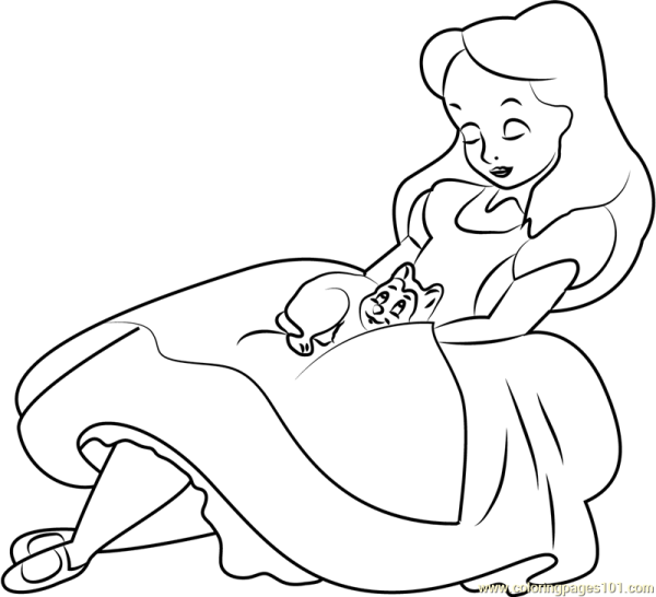 Спящая красавица карандашом