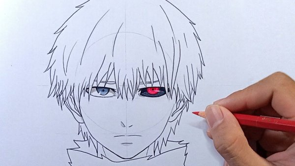 Канеки Кен для срисовки