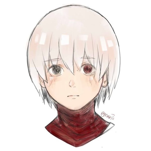 Аниме Токийский гуль для срисовывания