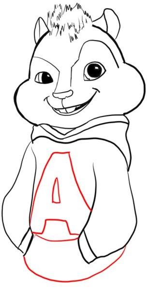 Как нарисовать бурундука