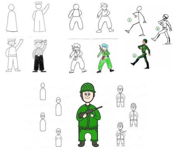 Рисунок солдату