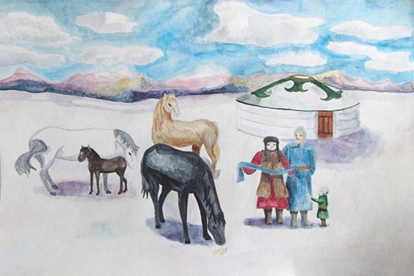 Бурятские картины Сагаалган
