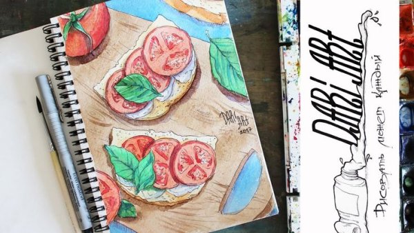 Скетчбук рисунки для начинающих