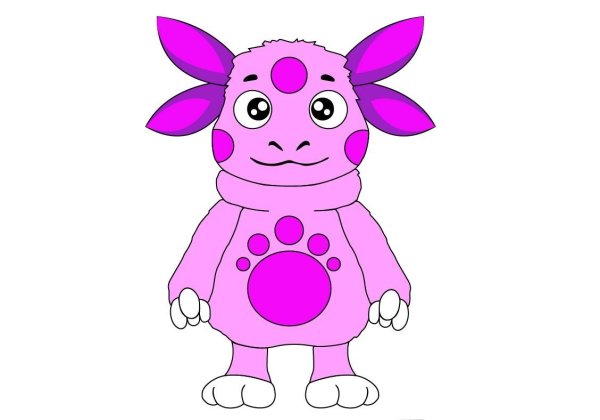 Рисунки для срисовки Лунтик