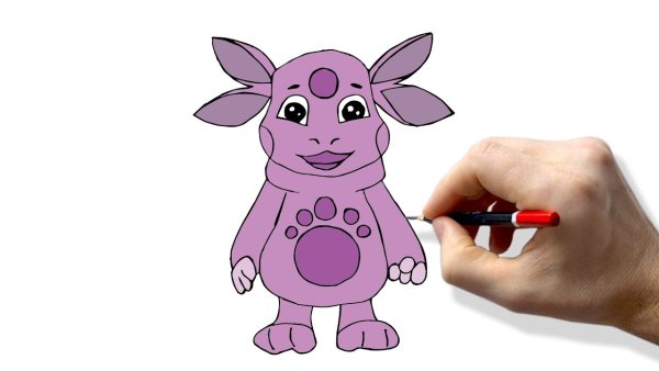 Лунтик для рисования