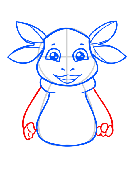 Поэтапное рисование Лунтика